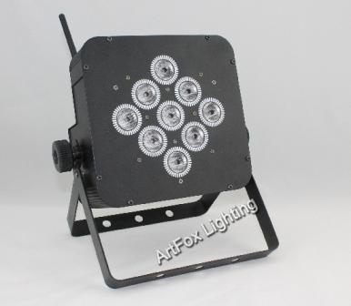 Flat Par 9x10w Wireless